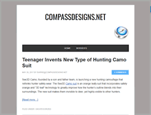 Tablet Screenshot of compassdesigns.net